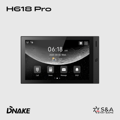 Dnake H618 Pro: Evoluzione tecnologica e flessibilità IP nei sistemi di videocitofonia di grado professionale