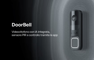 AJAX: DoorBell è disponibile da oggi