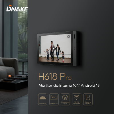 Il futuro della videocitofonia intelligente è arrivato: scopri DNAKE H618 Pro