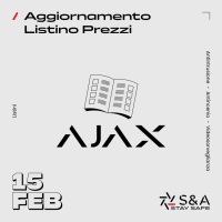 Aggiornamento Listino Prezzi AJAX – Decorrenza 15 Febbraio