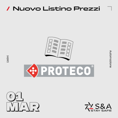 Nuovo Listino Prezzi Proteco – 01 Marzo