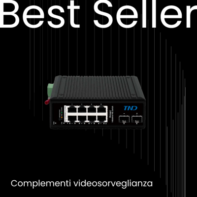 Best Seller: Switch PoE Industriale a 10 Porte