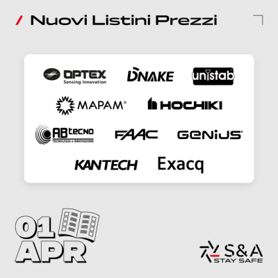 Aggiornamento Listini 01 Aprile