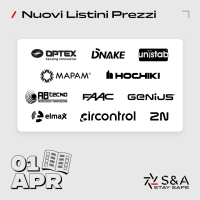 Aggiornamento Listini 01 Aprile