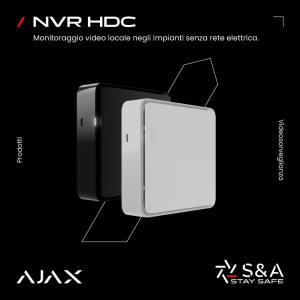 NVR HDC: monitoraggio video locale negli impianti senza rete elettrica