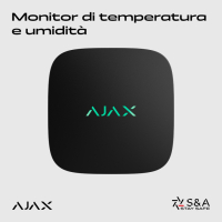 Ajax LifeQuality Lite Jeweller: Monitor wireless di temperatura e umidità