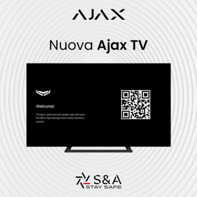 Ajax TV: la videosorveglianza direttamente sullo schermo TV