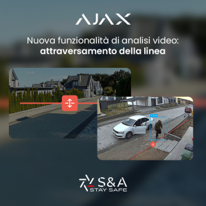 Ajax introduce una nuova funzionalità di analisi video: attraversamento della linea