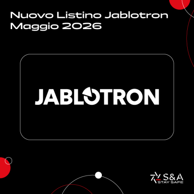 Nuovo Listino prezzi Jablotron Maggio 2026