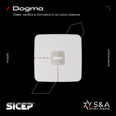 La tua casa intelligente e sicura con Sicep DOGMA: Video-verifica e Domotica in un unico sistema