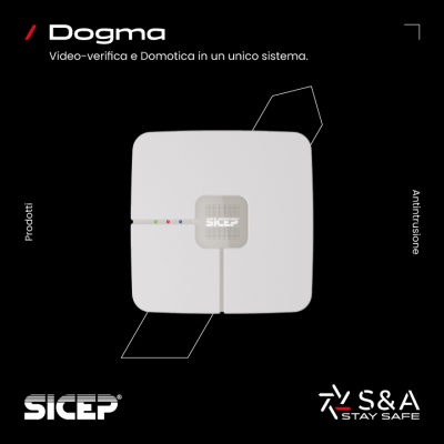 La tua casa intelligente e sicura con Sicep DOGMA: Video-verifica e Domotica in un unico sistema