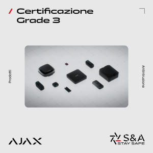 Ajax: Scopri il primo sistema di protezione contro le intrusioni completamente wireless al mondo con certificazione Grade 3