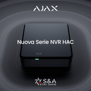 AJAX lancia: Serie NVR H, con uscita HDMI per la videosorveglianza locale
