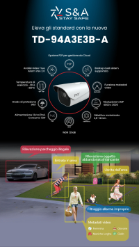 Rivoluziona i Tuoi Impianti: 🚀 Presentiamo la TVT TD-94A3E3B-A Bullet 12MP 🚀